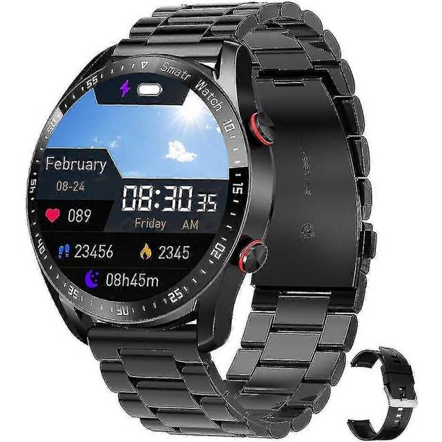 (Black steel strip) Smartwatch Waterproof Business Call Hw20 Smart Watch Ecg And Ppg Smartwatch For Tw