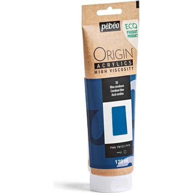 Pebeo Origin Acrylics 120 ml Cerulean Blue