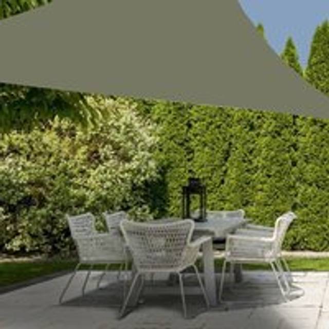 ProGarden Shade Cloth 3x3x3 m Green Triangle - One Size