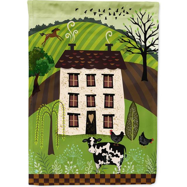 Caroline's Treasures VHA3024CHF Canvas House Size Folk Art Country Flag  Multicolor  large