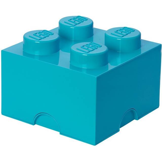 Room Copenhagen 40030643 LEGO Storage Brick  4 Knobs  Medium Azur