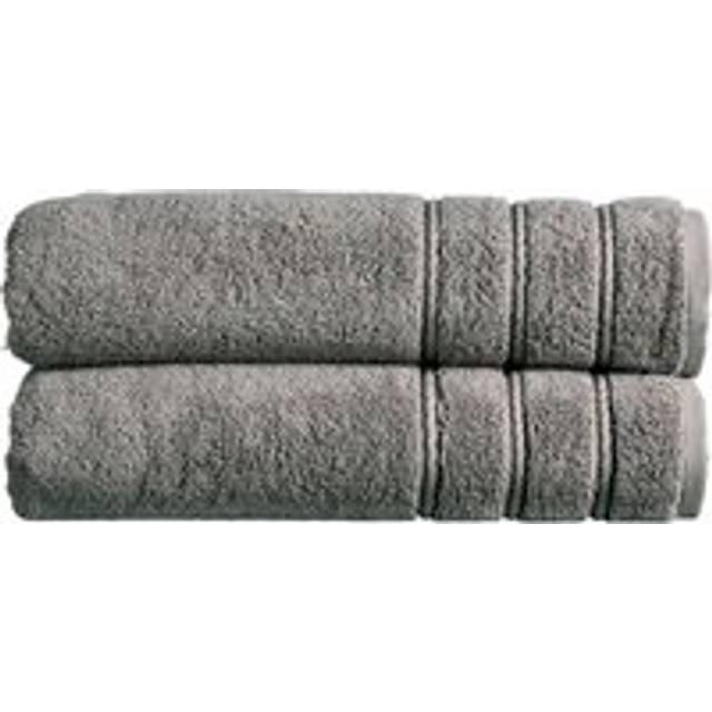 'Antalya' 100% Turkish Cotton 2 Piece Luxury Bath Sheet Set - Grey - One Size