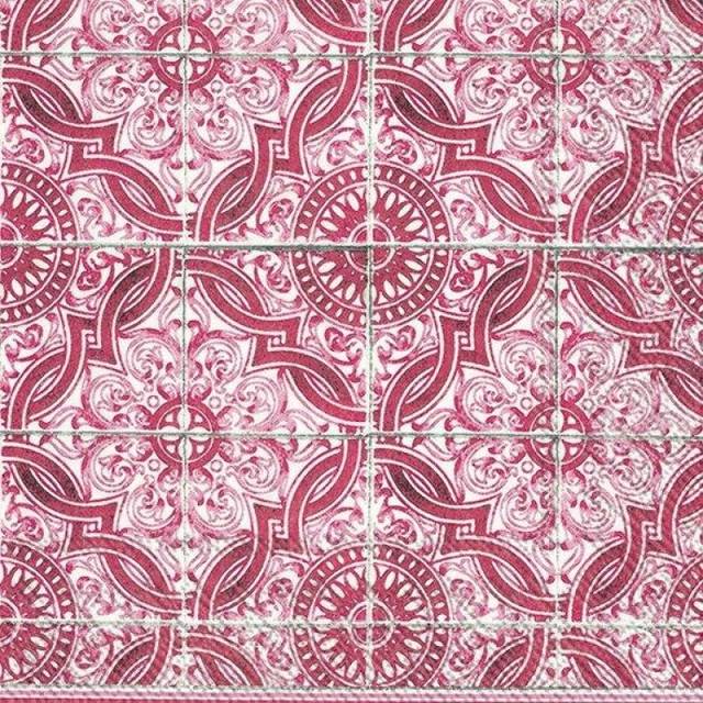 (Lunch) IHR Lorenzo Red Paper Party Napkins