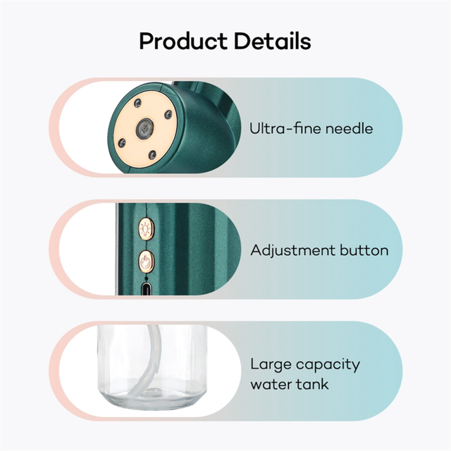 moresk-Mini Nano Mist Sprayer Steamer Humidifier Face Moisturizing Nebulizer Oxygen Injection Instrument Skin Care Tools