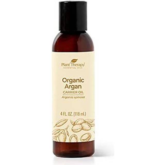 Plant Therapy Hair Therapy Moisturize & Protect Hair Oil 4 oz Organic Argan Oil 100% Pure and USDA Organic  First-Press  Virgin  For Face  Hair  Skin