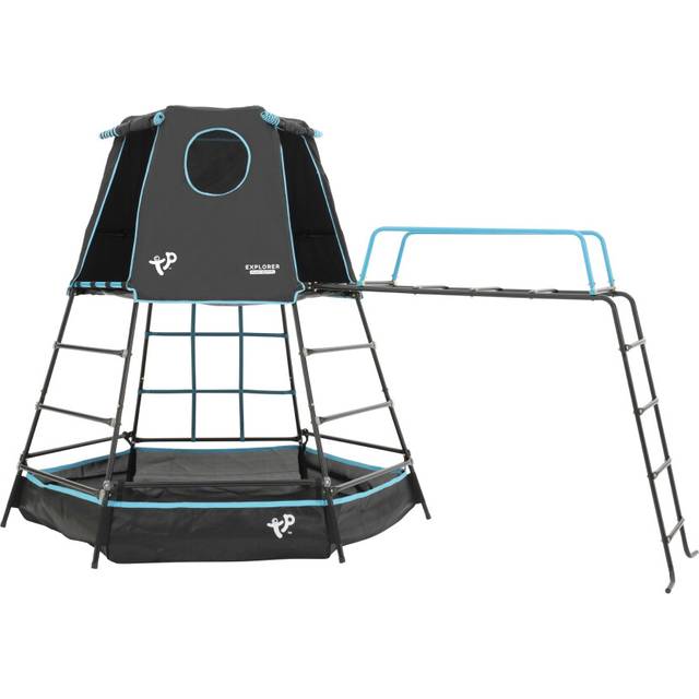 TP Explorer Metal Climbing Frame Set with Jungle Run Black Edition