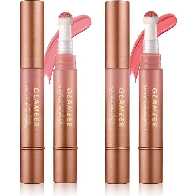 Blush Stick,Liquid Blush Stick,Silky Smooth Creamy Formula,Lightweight Blendable Blush Rouge Stick,Naturally Sculpted Look Professional Beauty Makeup