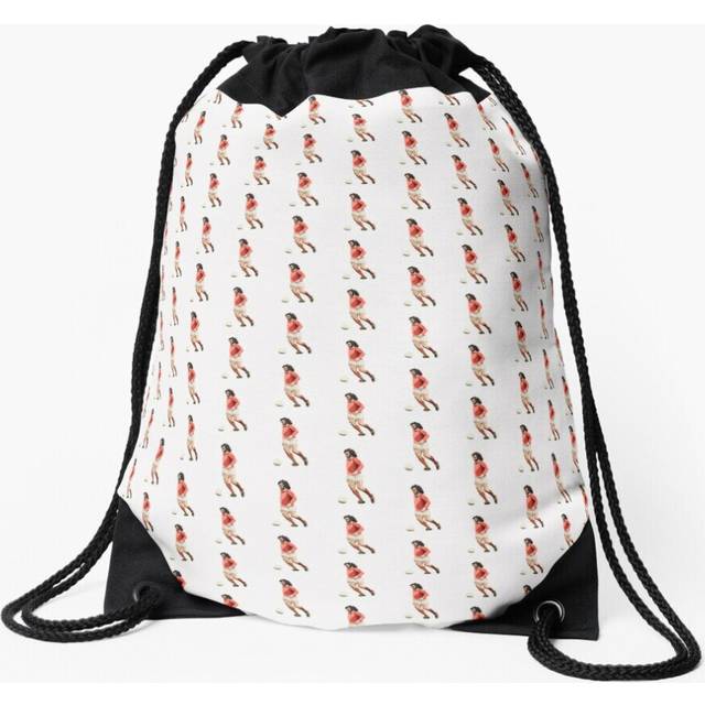Drawstring Bag Legend George Best Sport Gym Shoe Backpack