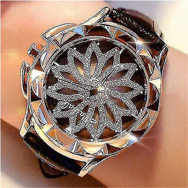 6 Women Rhinest Watches Watch Big Dial Blet Wristwatch Watch