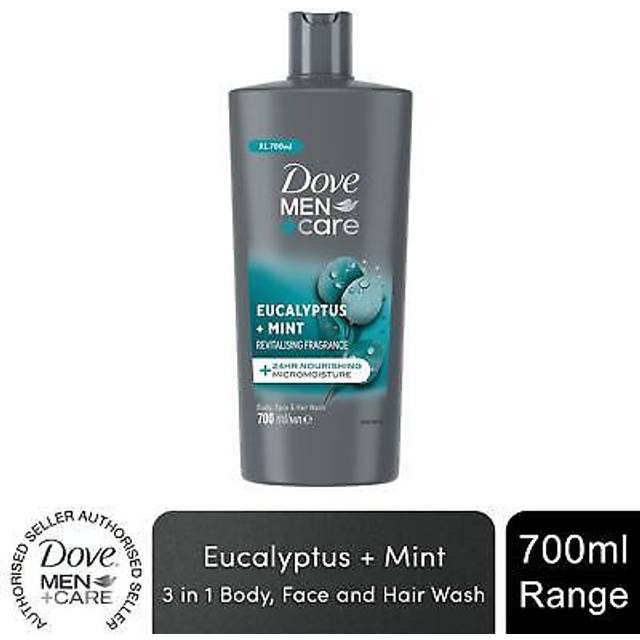 Dove Men+Care 3-In-1 Eucalyptus+Mint 700Ml -3 Or 6 Pack | Wowcher