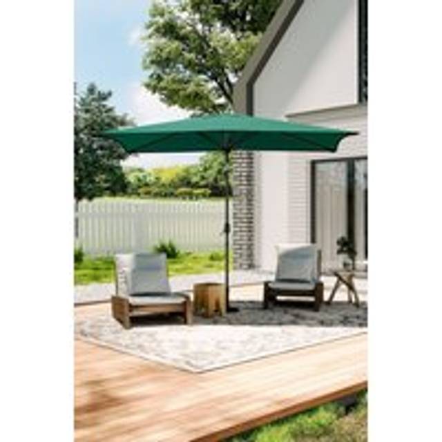 3m*2m Waterproof Rectangular Garden Parasol（Base is not included） - Green - One Size