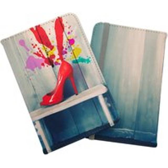 Retro Red Shoes Passport Cover - Red