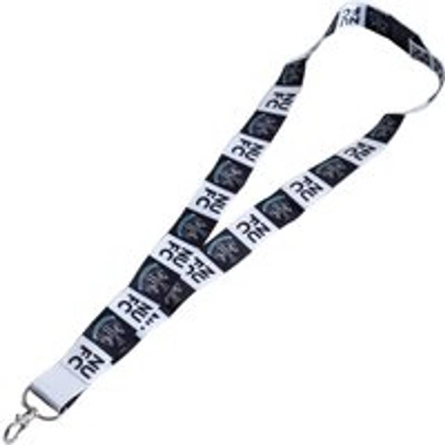 Newcastle united striped lanyard bs4503