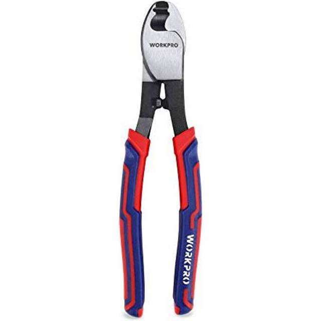WORKPRO 8 Inch Cable Wire Cutters,High-Carbon Steel Material Pliers,High Hardness Wire Cable Cutting Tools with Anti-Slip Handle,Ideal for Clean