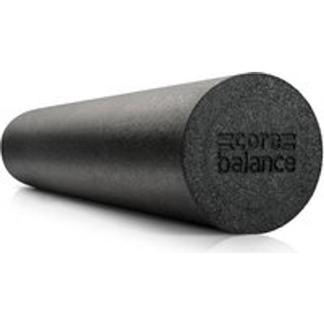 Foam Roller 90cm Long Medium Density Muscle Massage Fitness Physio - Black - One Size