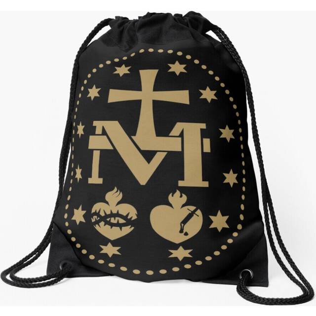 Drawstring Bag Miraculous Medal Virgin Mary Sport Gym Shoe Backpack
