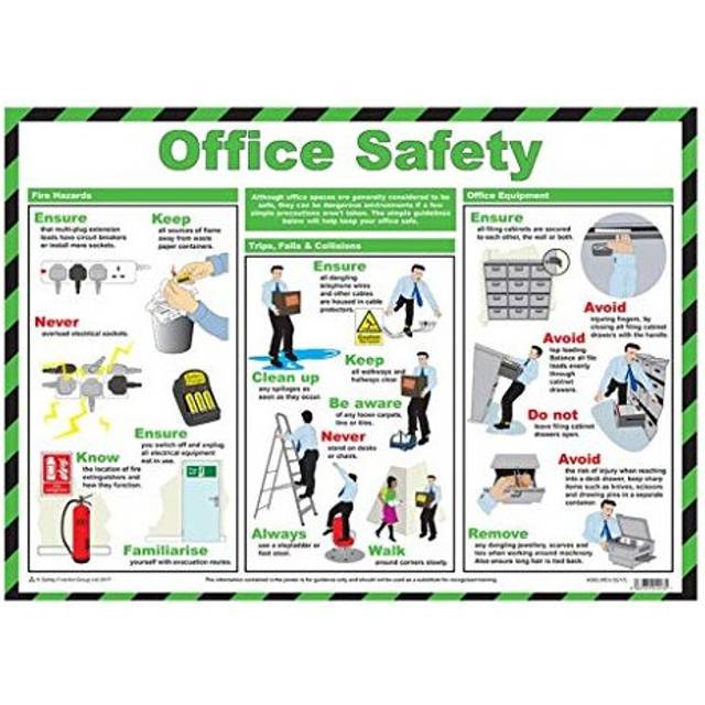 Safety First Aid Group, Office Safety Poster
