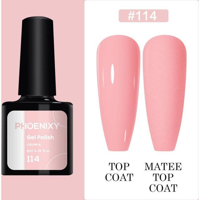 (color 14) Phoenixy 60 Colors Uv Gel Nail Polish 8ml Gel Nail Polish Soak Off Glitter Gel Polish Gel Nail Varnish Nail Polish Gifts Set For Women Salo