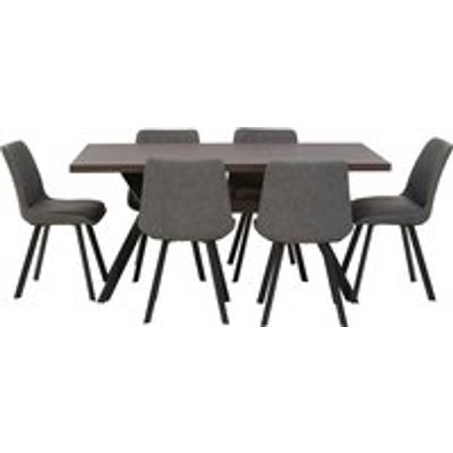 Interiors by Premier Westford 7pc Rectangular Dining set - Brown - One Size