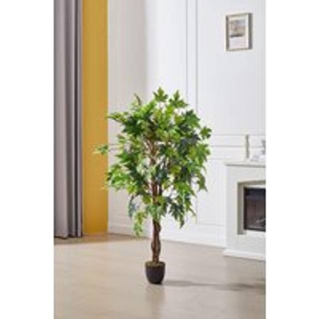 140cm Artificial Maple Tree Decorative Plant - Green - One Size