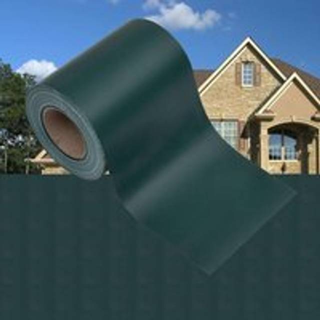 Garden Privacy Screens 4 pcs PVC 35x0.19 m Matte Dark Grey - One Size