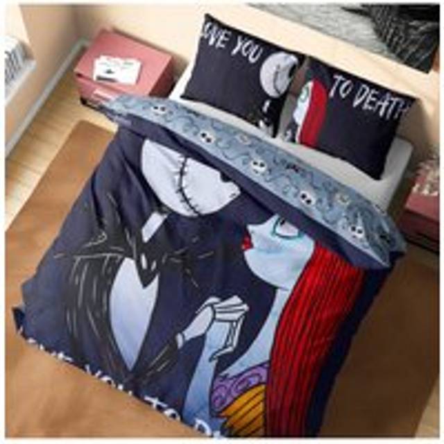 The Nightmare Before Christmas Duvet Cover Set Double - Multi - One Size