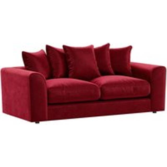 (Green, Footstool ) Brooklyn Plush Velvet Foam 3 & 2 Seater Sofa Set