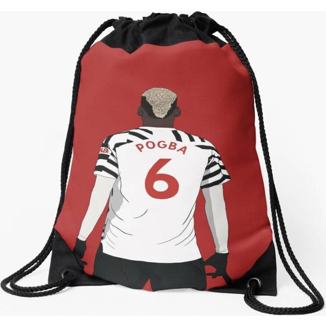 Drawstring Bag Paul Pogba Zebra Kit MUFC Sport Gym Shoe Backpack