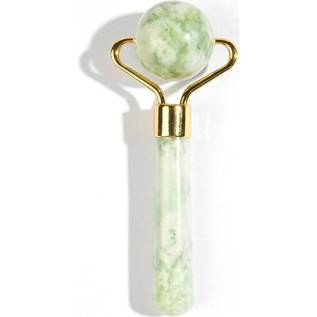 (a-White Armour Jade) Natural Jade Massage Roller Guasha Board SPA Scraper Stone Facial Anti-wrinkle Treatment Body Facial Massager Health Care Tools