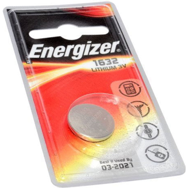 kenable Energizer Cell Button Battery CR1632 3V 1 Pack