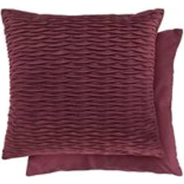 Serene Millie Bordeaux Red Soft Velvet Cushion Cover