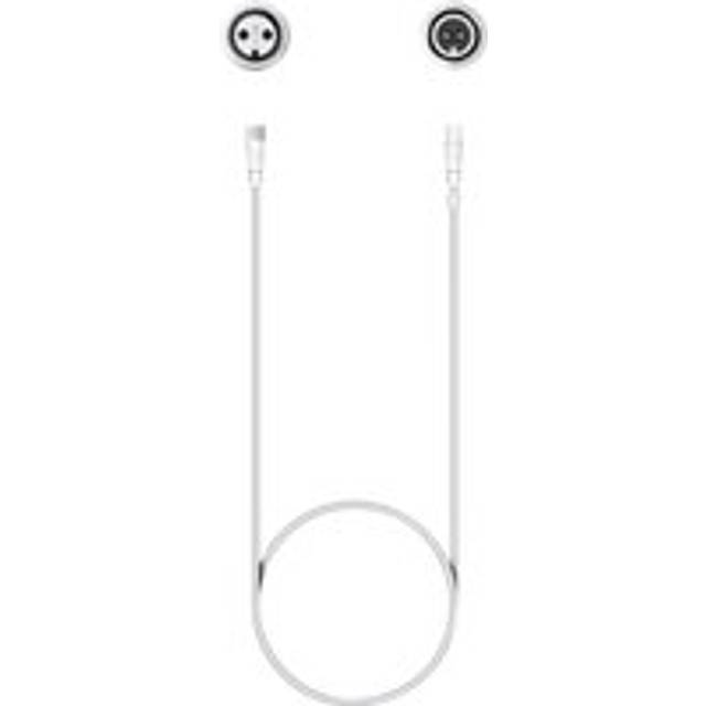 Easy-Connect 10m Flexible Rubber Extension Male/Female Leads - White