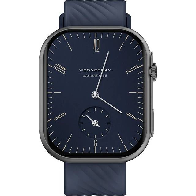 (grey) NORTH EDGE NEW Men's Smart Watch Bluetooth Call 2.01'' HD Big Screen 130+
