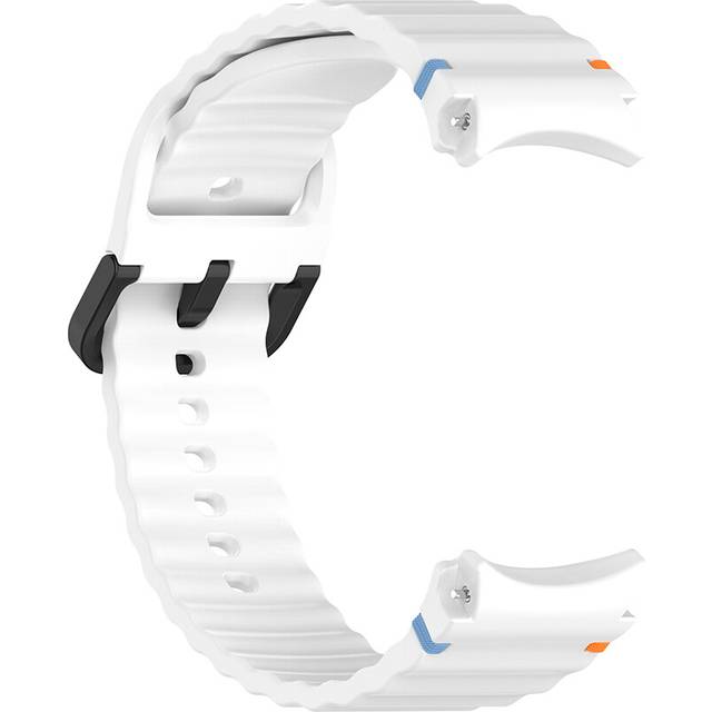 (Official White) Watch Strap Silicone Watch Band for Samsung Galaxy watch 7