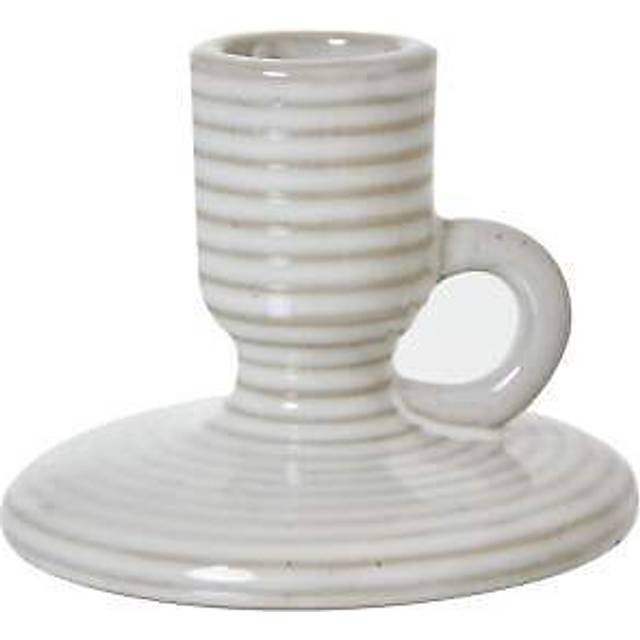 Ceramic Taper Candle Holder With Handle