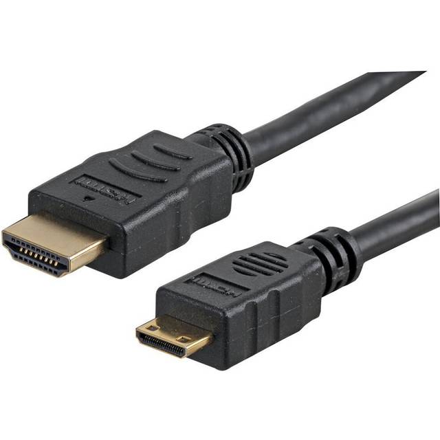 PRO SIGNAL High Speed HDMI Lead, Male to Mini C Male, Gold Contacts, 5m Black