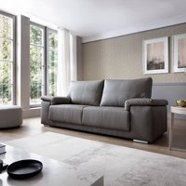 Kansas 3 Seater Dark Grey - One Size