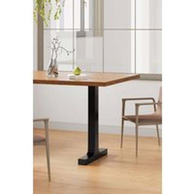 71cm/27.95 inch 2Pcs Black I-shaped Anti-Slip Metal Table Legs Furniture Replacement Legs for DiningTable, Desks and Workbenches - One Size