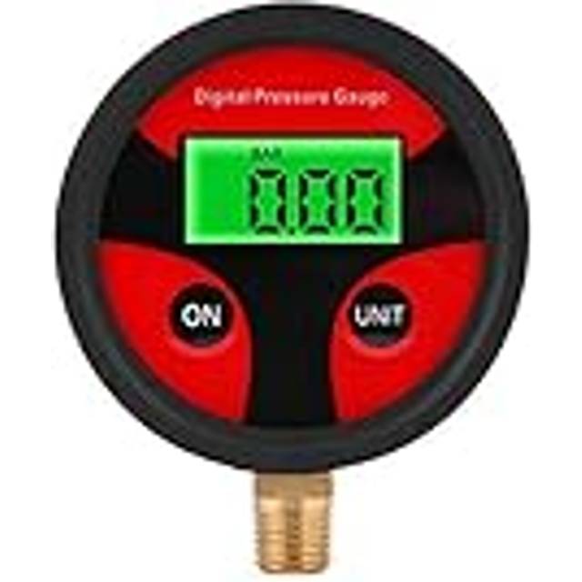 0-200 PSI bildäck tryckmätare digital LCD däck lufttrycksmätare mätare för bil lastbil motorcykel mätinstrument manometer vattenmätare digital