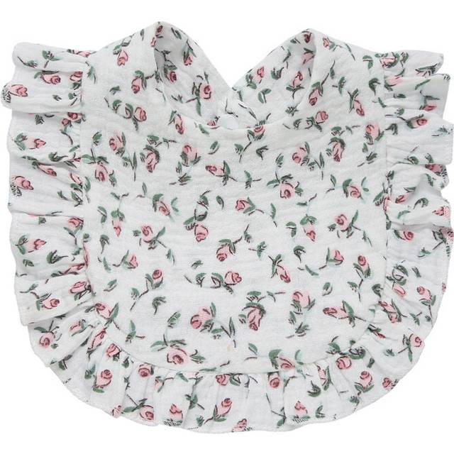 (7, One Size) Newborn Bibs Infant Burp Cloths Baby Stuff Feeding Drool Bandana Saliva Towel Toddler Ruffle Floral Bib Baby Accessories