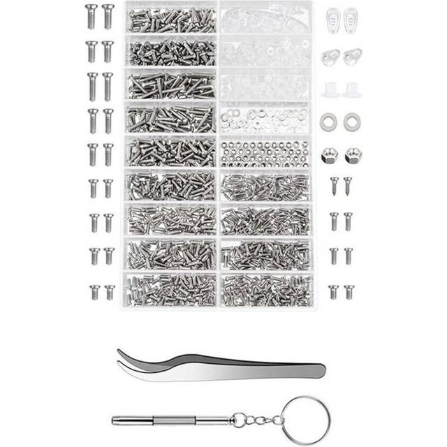 Stainless Steel Small Screws M1/m1.8/m2/m2.5 Mini Screws Assortment Kit Repair Screws  Watches