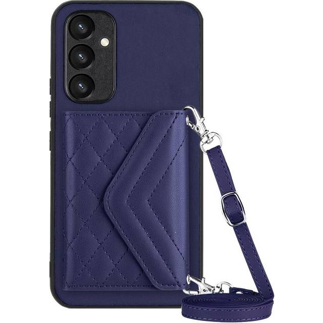 (Blue) Compatible Case for Samsung Galaxy A34 5g Kickstand Function High Quality Unique Accurate Incision
