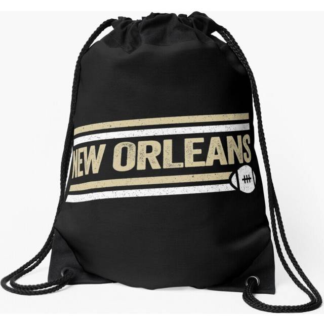 Drawstring Bag Vintage New Orleans Football Team Louisiana Retro Goalline Gifts Fan Sport Gym Shoe Backpack