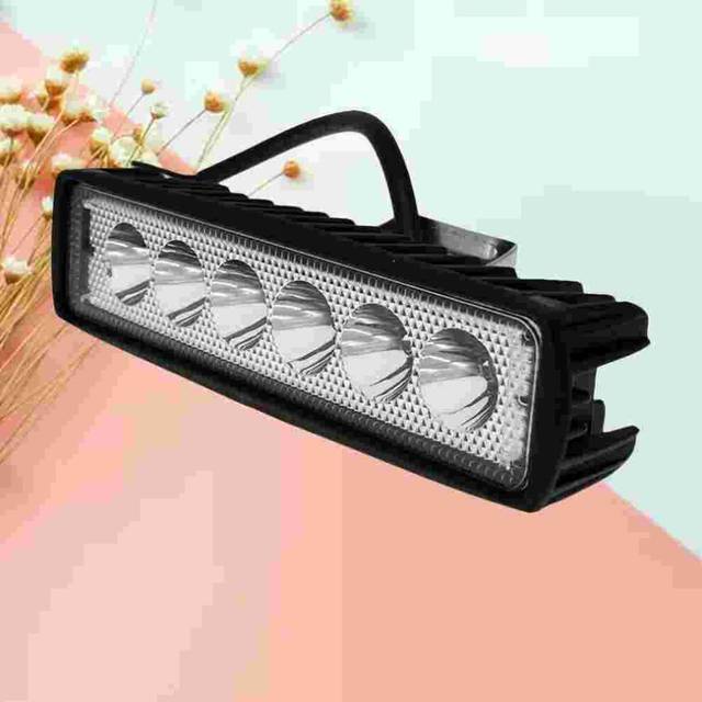 18W 6LED Work Light Bar Offroad Driving Lamp ATV Spot Floodlight for SUV