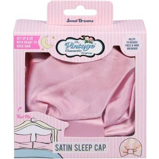 The Vintage Cosmetic Company Satin Pink Sleep Cap