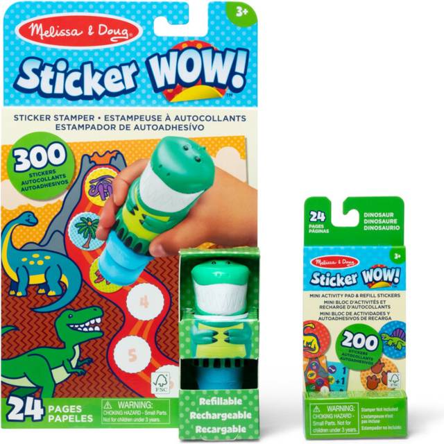 Melissa & Doug Sticker WOW Dinosaur Bundle