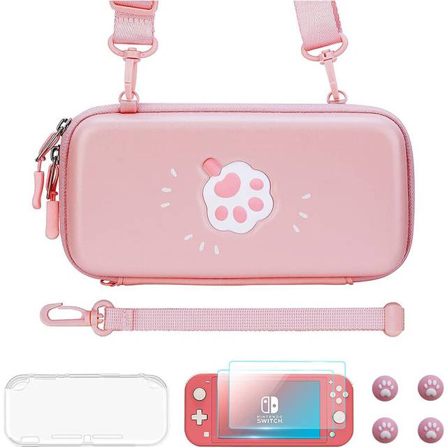 (Pack A) Cute Pink Carry Handbag Storage Shell Case for Nintendo Switch Lite Console for Nintendos Switch Lite Game Accessories DropShip