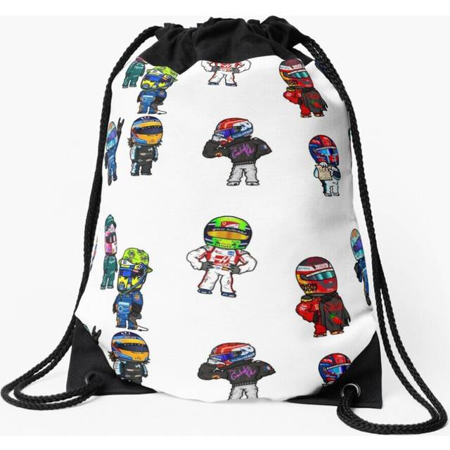 Drawstring Bag F1 Mini Drivers SERIES 2 pack Sport Gym Shoe Backpack