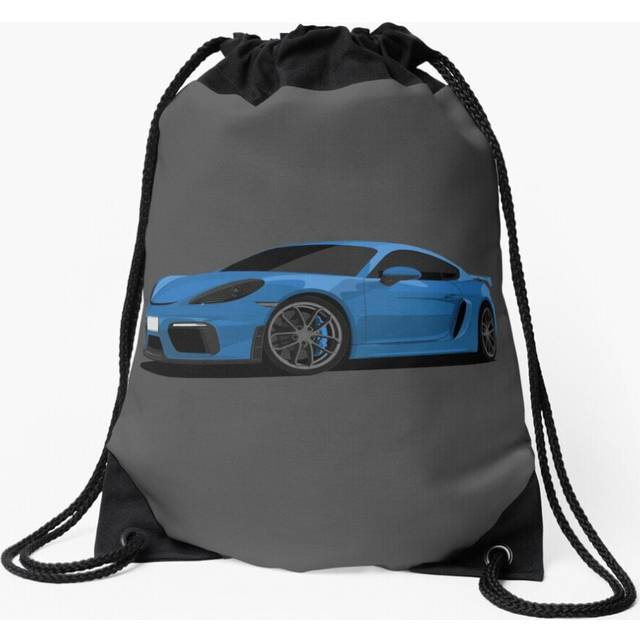 Drawstring Bag Porsche Cayman GT4 Sport Gym Shoe Backpack