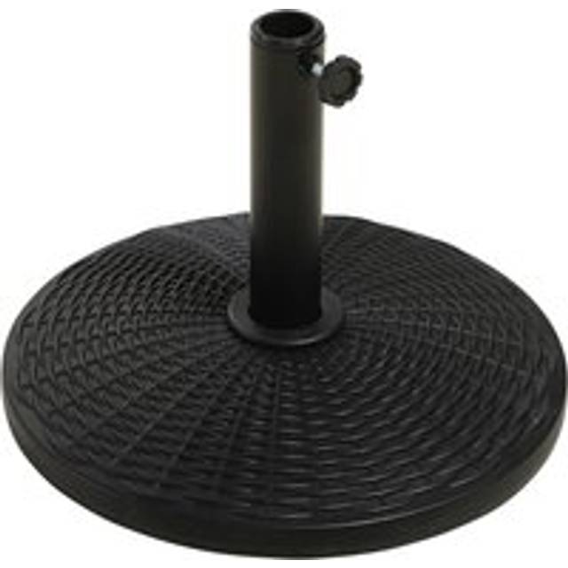 Outsunny 11.5kg Patio Weighted Umbrella Base Parasol Holder Outdoor Stand